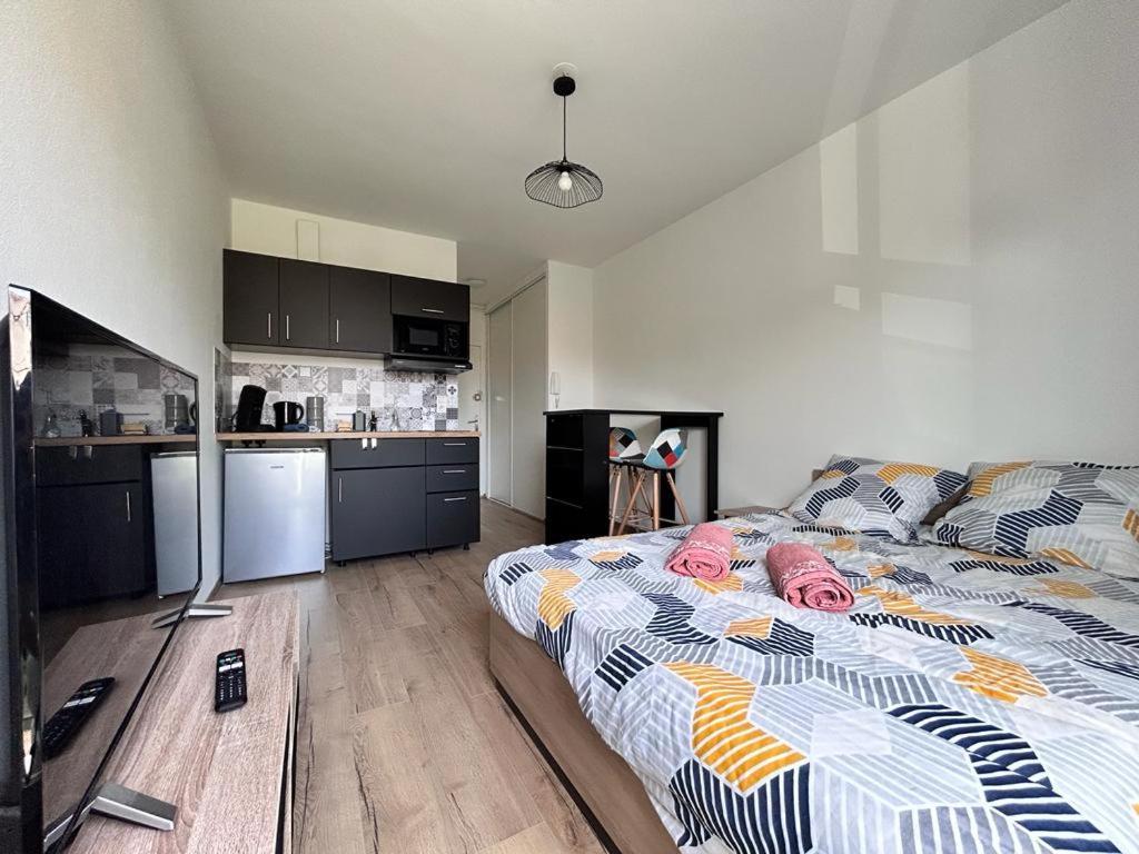 Studio Confortable Et Lumineux Proche Des Hopitaux - Hotel De Ville Beaumont Beaumont  Екстериор снимка
